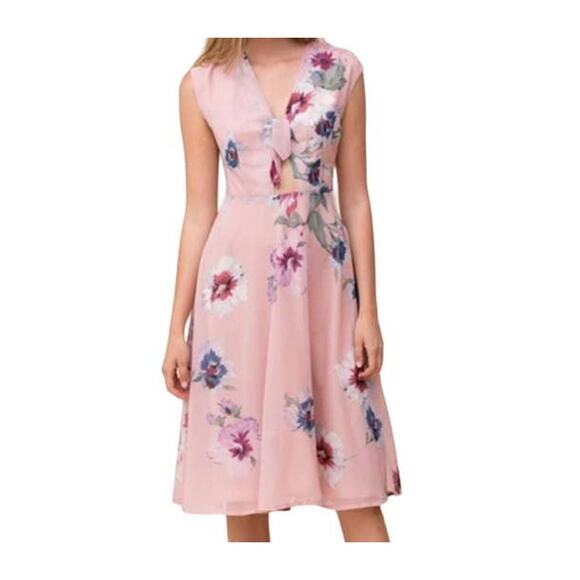 Yumi Kim Dresses & Skirts - Yumi Kim Women's Forget Me Not Blush Reminisce Midi Dress Size Large NEW
